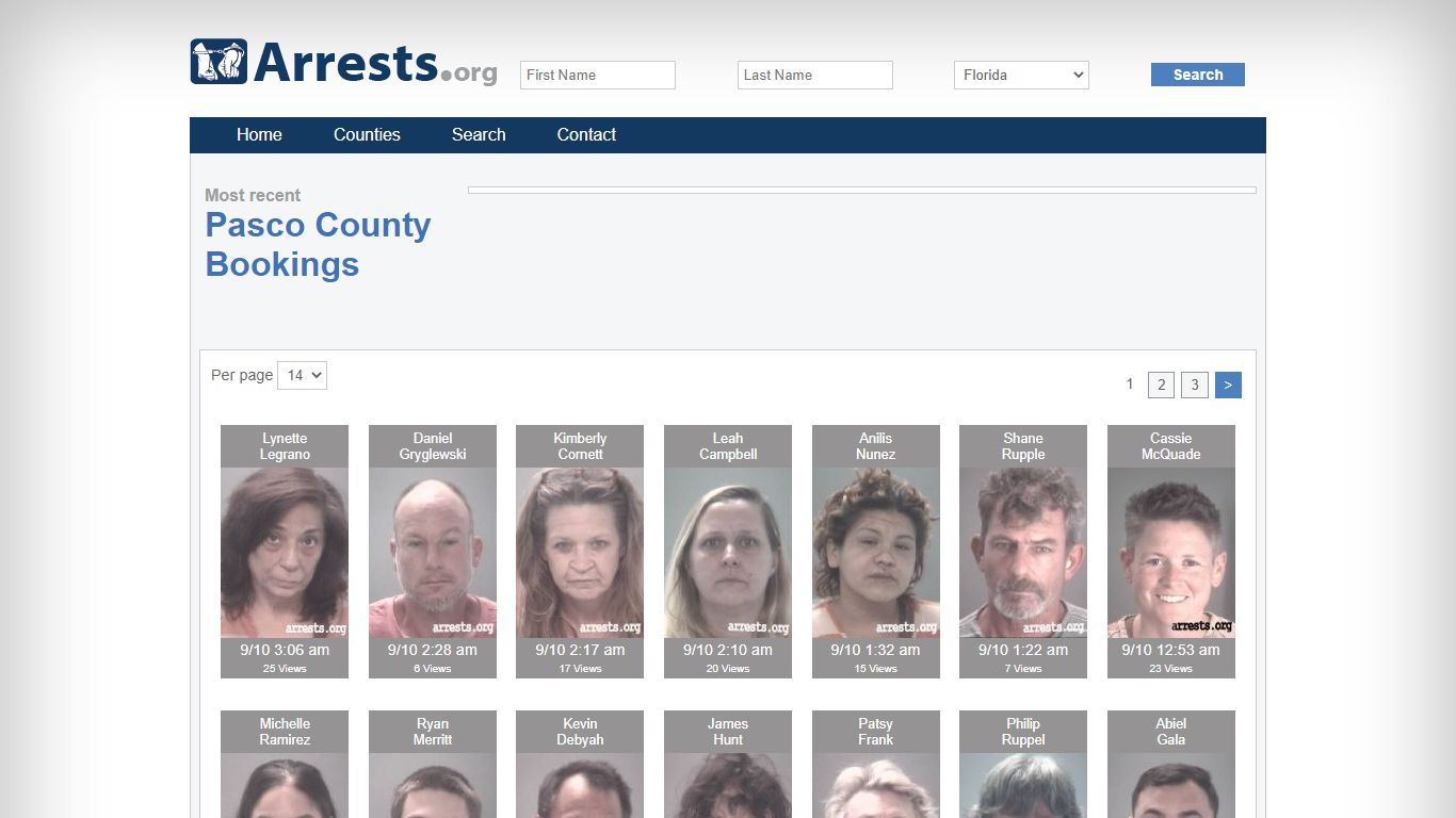 Pasco County Arrests and Inmate Search