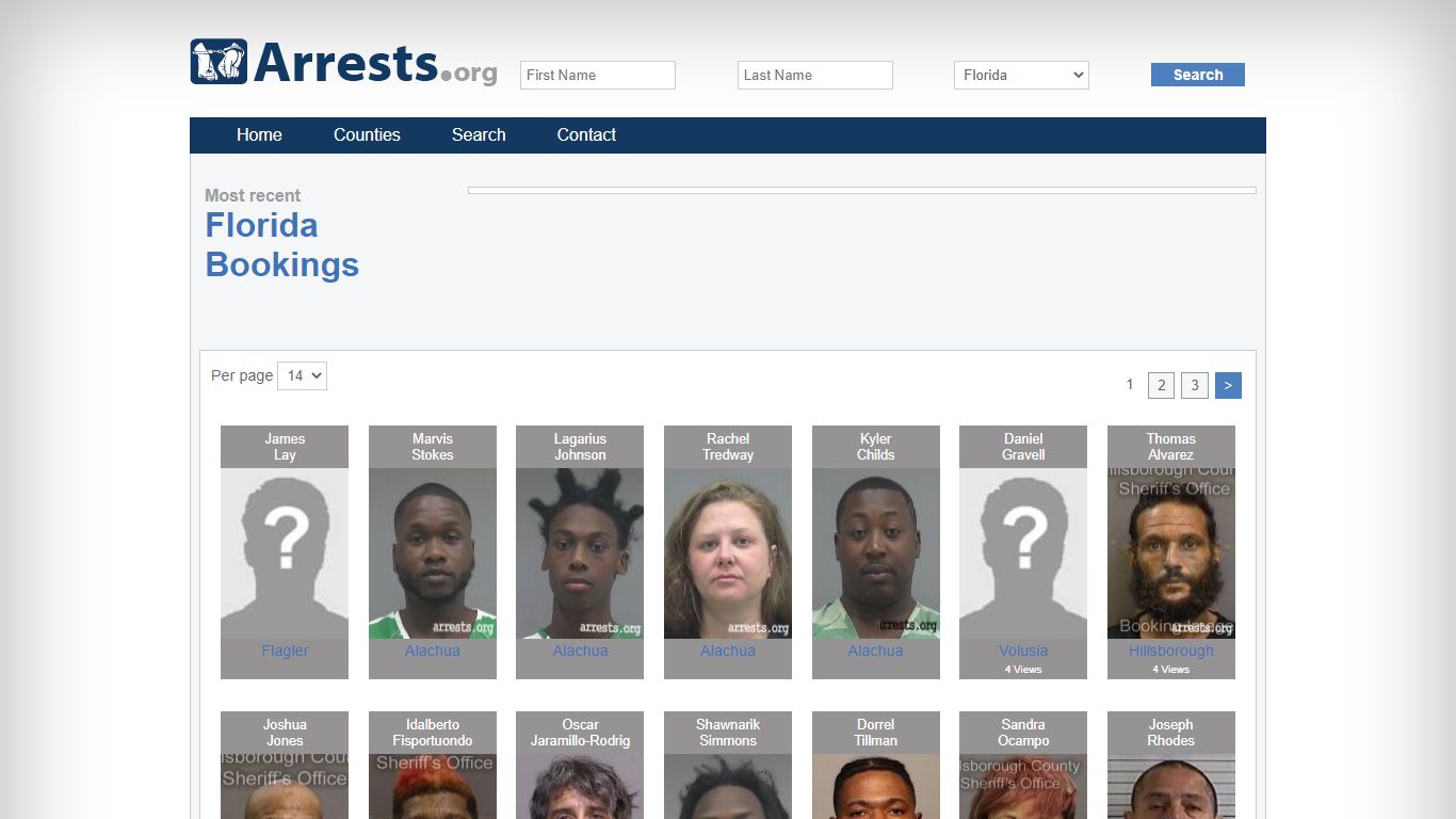 Florida Arrests and Inmate Search